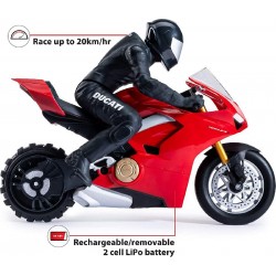 Ducati Panigale V4 S Upriser, Moto Radiocomandata In Scala 1:6, Raggiunge 20 Km/H