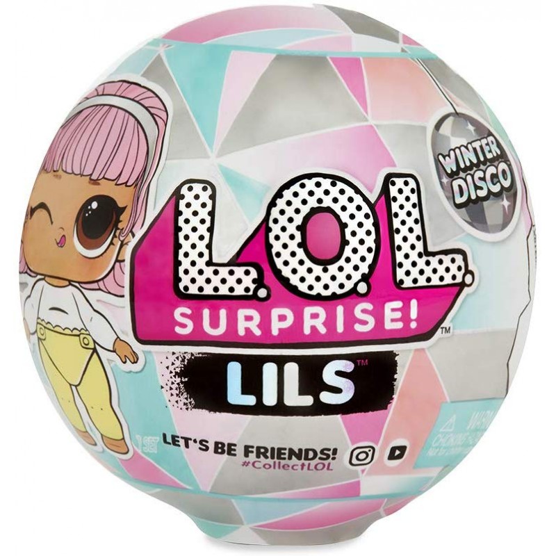 L.O.L Surprise! - LOL Lils Winter Disco Series con 5 Sorprese - Giochi Preziosi, LLU85000