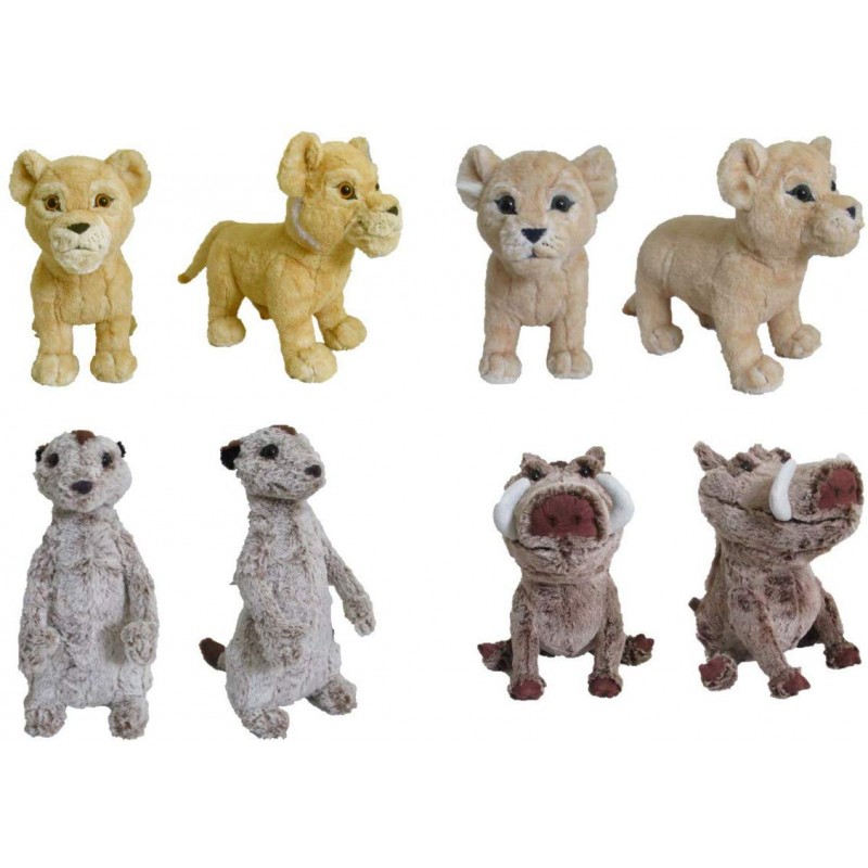 giochi preziosi re leone - peluche 20 cm con suoni (assortimento) merchandising