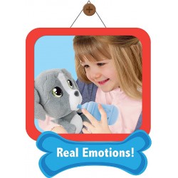 Giochi Preziosi - Emotion Pets Cry Peluche Interattivo, Colore Grigio, 22 cm, MTC00000