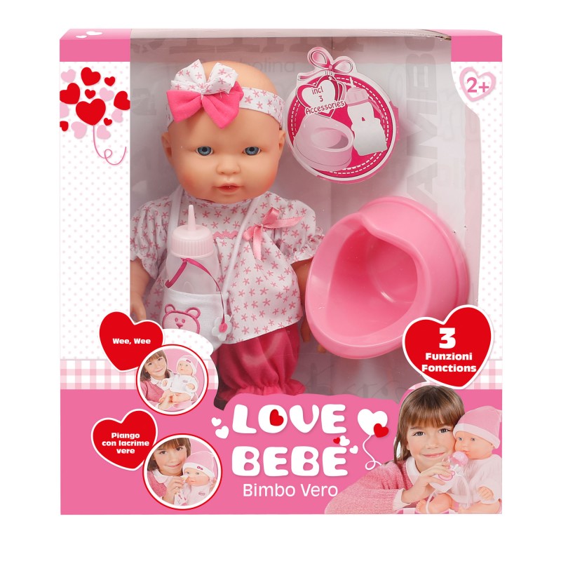 Love Bebe - Bimbo Vero Lacrime Vere 35 Cm.