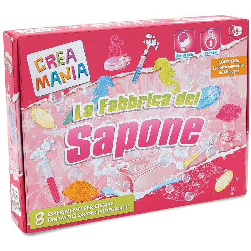 Crea Mania - Fabbrica Del Sapone Con 10 Esperimenti