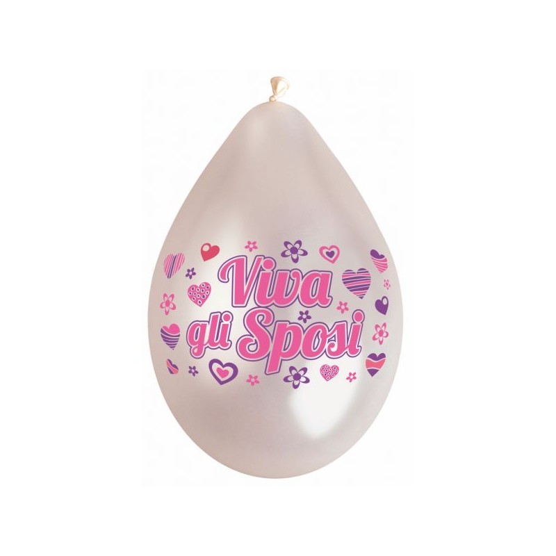 Palloncini Medium W Sposi 8pz
