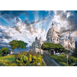 Clementoni- Montmartre Puzzle, 100 Pezzi, Multicolore, 1000, 39383