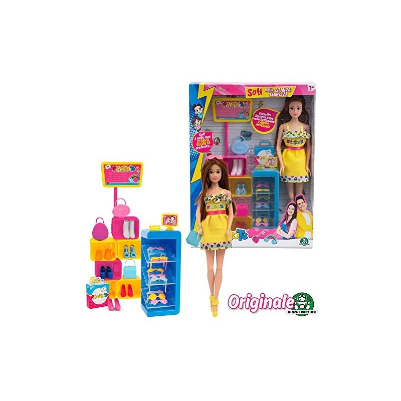 Me Contro Te- Giochi Preziosi Sofi Fashion Doll e la Stanza Segreta, Multicolore, MEC42000