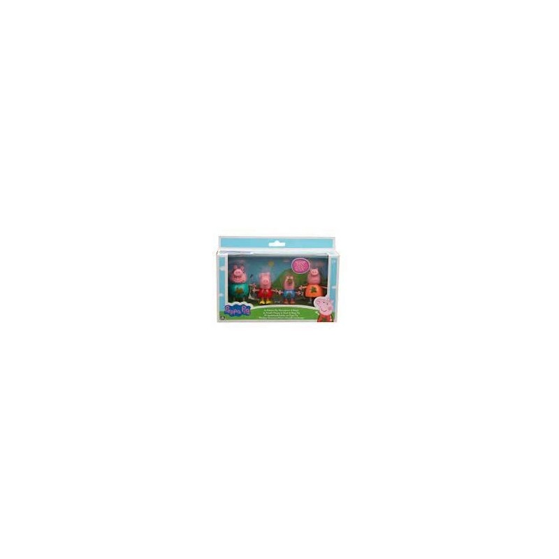 Giochi Preziosi- Peppa Pig Set Famiglia Pozzanghera di Fango, Multicolore, PPC92000