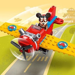 LEGO Disney Mickey and Friends L&#39;Aereo a Elica di Topolino, Aereo Giocattolo Costruibile per Bambini di 4 Anni, 10772