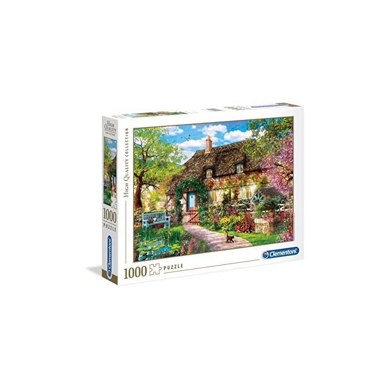 Clementoni - 39520 - High Quality Collection Puzzle - The Old Cottage - 1000 Pezzi - Made In Italy - Puzzle Adulto