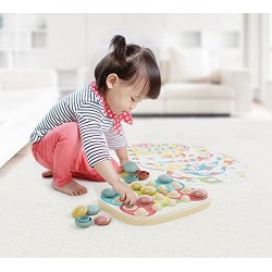 Quercetti - FantaColor Baby Play Bio, Multicolore, 84405