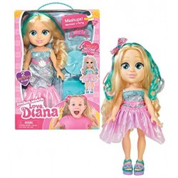 Giochi Preziosi - Love Diana - Bambola Sirena Party, con Vestito Trasformabile e Accessori di Gioco, per Giocare alle Avventure 
