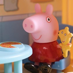 Giochi Preziosi - Peppa Pig- Playset Casa Pop Up, con 3 Stanze Diverse e 2 Personaggi Inclusi, trasportabile per giocare anche f