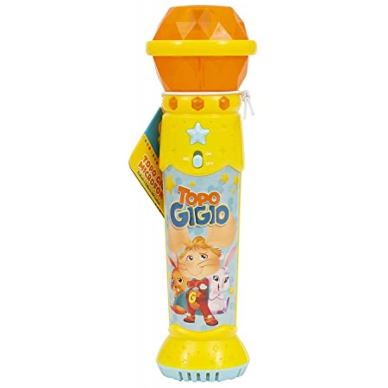 Giochi Preziosi - Topo Gigio - Microfono con Luci e Suoni, con la Voce Originale di Topo Gigio e Ritornello della Canzone Svegli