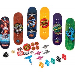 Spin Master - Tech Deck 6028845, Confezione da 6 mini skate, Modelli e colori assortiti