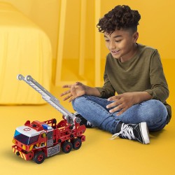 Spin Master - Meccano Junior, Kit di costruzioni Camion dei pompieri con luci e suoni, per bambini dai 5 anni in su, SP6056415