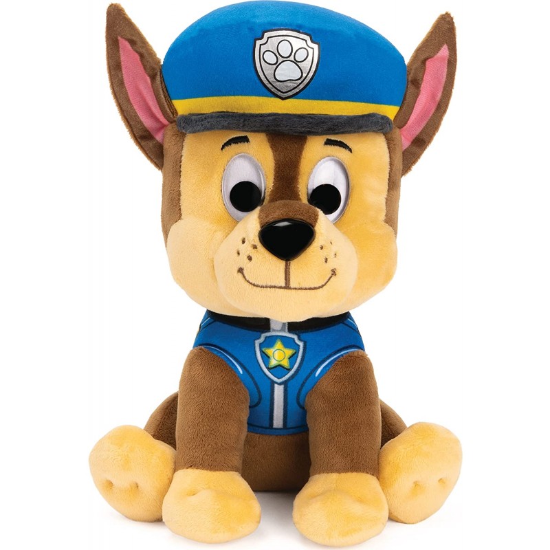 Spin Master - GUND, Peluche Chase Paw Patrol, 23cm, età 1+, 6058444