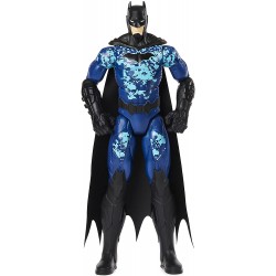 Spin Master - DC COMICS, Batman, Personaggio Bat-Tech con armatura blu da 30 cm, per bambini dai 3 anni in su, SP6060343
