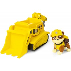 Spin Master - PAW Patrol, bulldozer di Rubble con personaggio da collezione, per bambini dai 3 anni in su, SP6061794