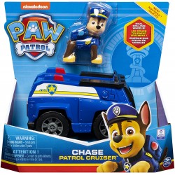 Spin Master - PAW Patrol, veicolo della polizia di Chase con personaggio per bambini dai 3 anni in su, SP6061799