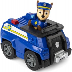 Spin Master - PAW Patrol, veicolo della polizia di Chase con personaggio per bambini dai 3 anni in su, SP6061799