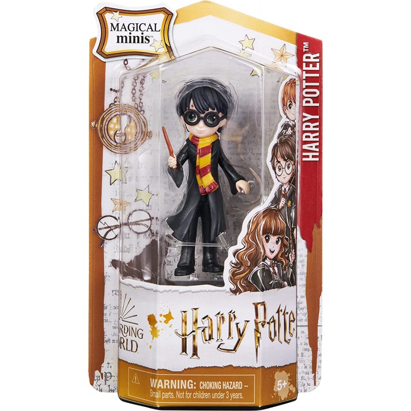 Spin Master - Wizarding World, Bambole da collezione Harry Potter, articolate da 7.5 cm, Personaggio a Sorpresa - dai 5 anni, SP