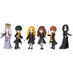 Spin Master - Wizarding World, Bambole da collezione Harry Potter, articolate da 7.5 cm, Personaggio a Sorpresa - dai 5 anni, SP
