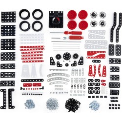 Spin Master - Meccano, Multimodello da 25 Supercar motorizzata, kit di costruzioni con 347 pezzi, attrezzi e fari funzionanti - 