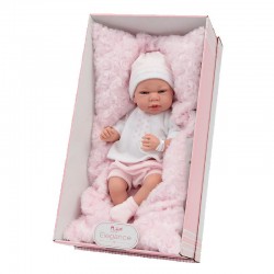 Arias - Bambola bebè con cuscino, rosa. 40cm, POS200059