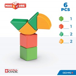 Geomag - Giocattolo Magnetico, Colore Verde, Giallo, Arancione, POS210189