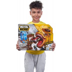 ZURU - Pista Dinosauro T-Rex Doppio Loop con auto Die Cast Inclusa, POS190122