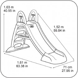 Famosa, giocheria - Scivolo Feber Junior slide , 42 x 28 x 120 cm, POS210045