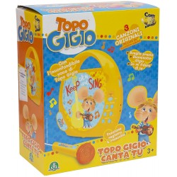 Giochi Preziosi - Topo Gigio, Canta Tu, Canta Ovunque con Topo Gigio e le Sue 3 Canzoni Originali TPG27000