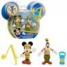 Giochi Preziosi - La casa di Topolino - Topolino, 2 statuine articolate da 7,5 cm con accessori, diversi modelli disponibili, gi