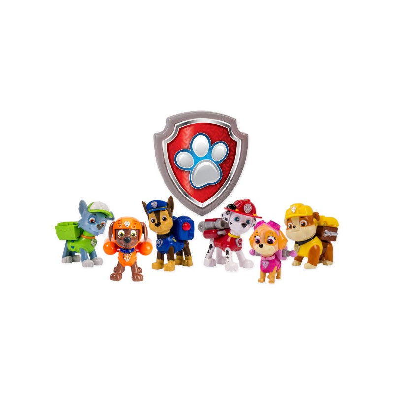 Spin Master - Paw Patrol Personaggi Con Zainetto Trasformabile  (Assortimento)