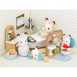 SYLVANIAN FAMILIES- Set da Bagno, Multicolore, 5034