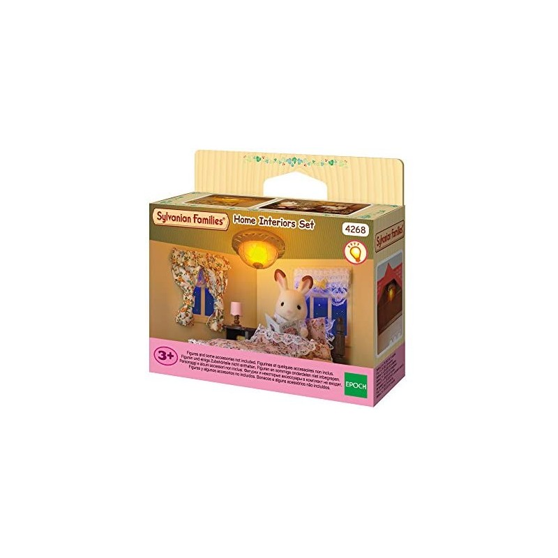 Sylvanian Families - 4268 - Set Tendine E Plafoniera Con Luce