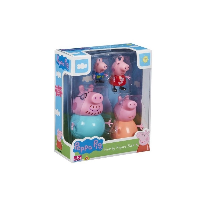 Peppa Pig Set Famiglia 4 Pers - Giochi Preziosi