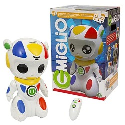 Giochi Preziosi - Emiglio - Robot il Compagno per mille avventure, con luci e suoni, voice changer, sensore di sensibilità, MGL0