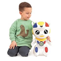 Giochi Preziosi - Emiglio - Robot il Compagno per mille avventure, con luci e suoni, voice changer, sensore di sensibilità, MGL0