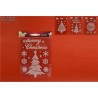 STICKER SOGGETTI NATALIZI FLOCCATO CM 29x40