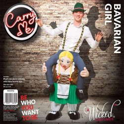 Carry Me® Costume Bavarian Beer Girl Taglia Unica "Originale"