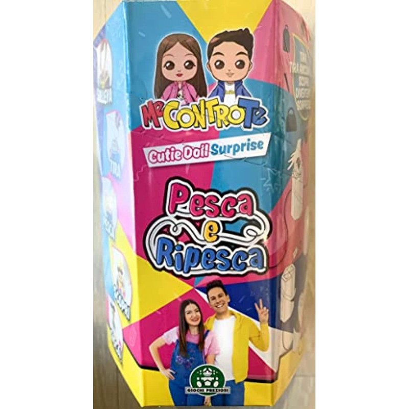 Me Contro Te - Cutie Doll Pesca e Ripesca, pack surprise, tira e trovi tante sorprese, MEC63000