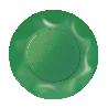 Piatti Piani plastificati per alimenti Twenty - Verde - 10 pz - Ø cm 26, VERDE1T