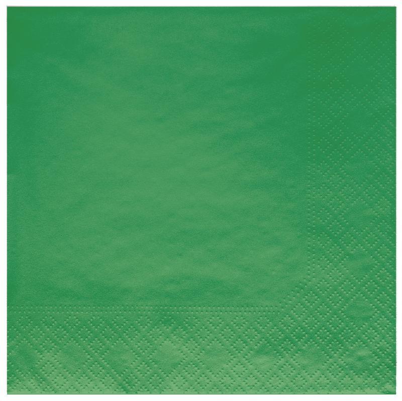 Tovaglioli 3 veli – cm 33 x 33 - Verde - 20 pz, VERDE922