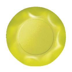 Piatti Piani plastificati per alimenti Twenty - Verde Mela - 10 pz - Ø cm 26, VERDEMELA1T