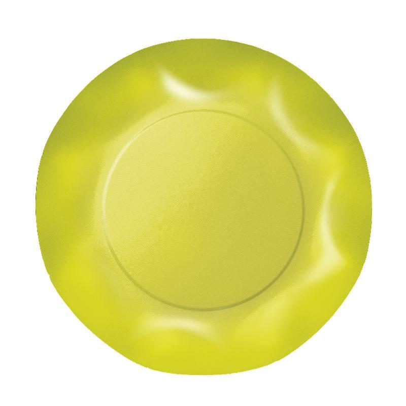 Piatti Piani plastificati per alimenti Twenty - Verde Mela - 10 pz - Ø cm 26, VERDEMELA1T