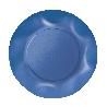 Piatti Piani plastificati per alimenti Twenty - Carta da zucchero (Blu) - 10 pz - Ø cm 26, ZUCCHERO1T