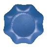 Piatti Fondi plastificati per alimenti Twenty - Carta da zucchero (Blu) - 10 pz - Ø cm 24, ZUCCHERO2T