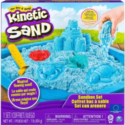 Kinetic Sand, Playset Castelli di Sabbia, 454 Grammi di Sabbia con Vaschetta, Colori a Sorpresa, dai 3 Anni