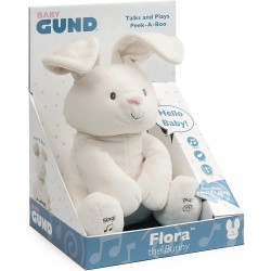 Spin Master - GUND Flora Coniglietto Peluche Interattivo, 6054490