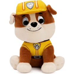 Spin Master - Paw Patrol, Peluche Rubble da 15cm, 6058440